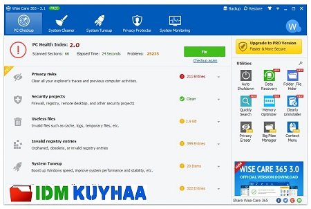 Wise Care 365 Pro 6.6.5.635 Full Version