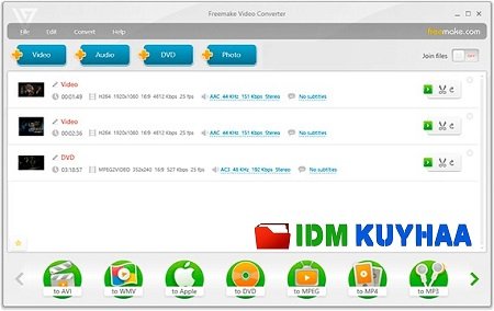 Freemake Video Converter 4.1.13.184 Kuyhaa Gratis Indir